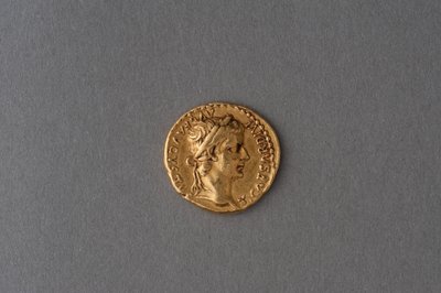 Aureus of Tiberius by Roman